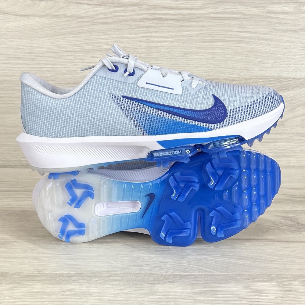 Nike Air Zoom Infinity Tour 2 Golf Grey Blue Men's 9 WIDE Golf Shoes FD0218 001